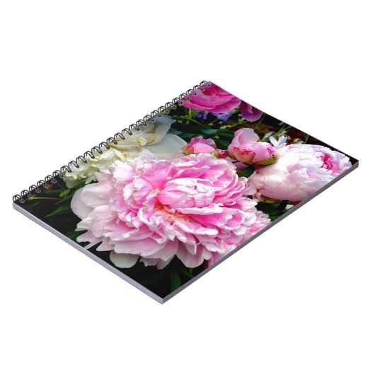 Carnet Pies roses et blanches (Côté gauche)