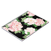 Carnet Pies roses Japonais Floral Kimono (Côté gauche)