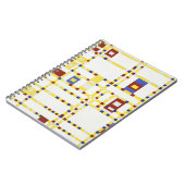 Carnet Piet Mondrian Broadway Boogie Woogie Art Abstrait (Côté gauche)