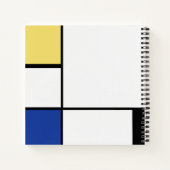 Carnet Piet Mondrian - Composition Abstrait géométrique (Dos)