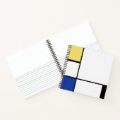 Carnet Piet Mondrian - Composition Abstrait géométrique (Intérieur)