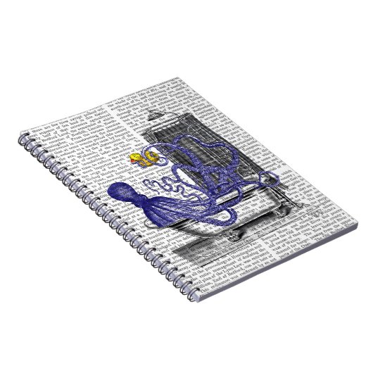 Carnet Pieuvre dans le bain 2 (Côté Droit)