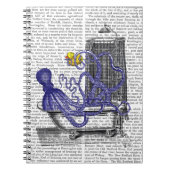 Carnet Pieuvre dans le bain 2 (Devant)