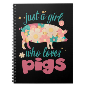 Carnet Pig Just A Girl Who Loves Pigs 202 Copier le bétai