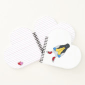 Carnet Pigeon avec chaussures (Intérieur)