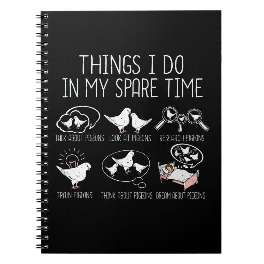 Carnet Pigeon Élevage Pigeon Racing Cadeaux Hommes King P (Devant)