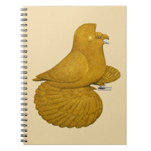 Carnet Pigeon Trompette Jaune
