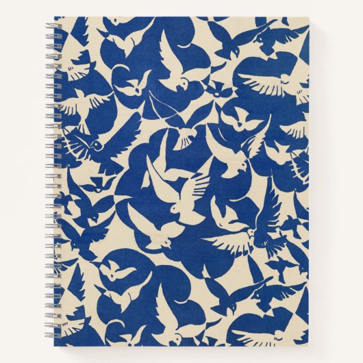Carnet Pigeons in White and blue Rijksmuseum Amsterdam (Devant)