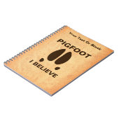 Carnet Pigfoot - Je crois (Côté gauche)