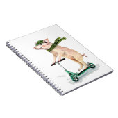 Carnet Piggy sur scooter (Côté Droit)