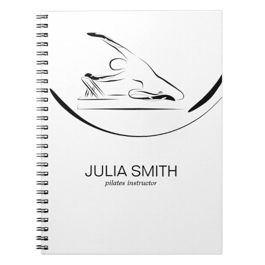 Carnet Pilates Mermaid sur le réformateur (Devant)