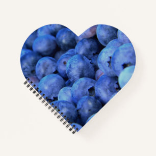 Carnet pile de bleuets