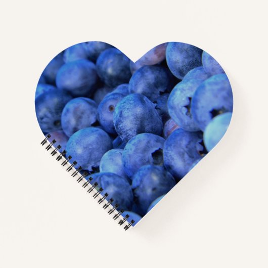 Carnet pile de bleuets (Devant)