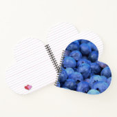 Carnet pile de bleuets (Intérieur)