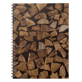 Carnet Pile de bois de feu