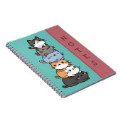 Carnet Pile De Chats (Côté Droit)