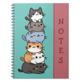 Carnet Pile De Chats (Devant)