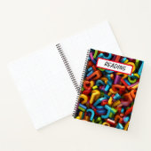 CARNET PILE DE FORMES ET LETTRES BRILLANTES (Intérieur)
