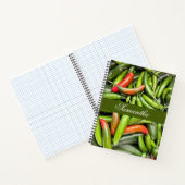 Carnet Pile De Poivrons Épicés Vertes (Intérieur)