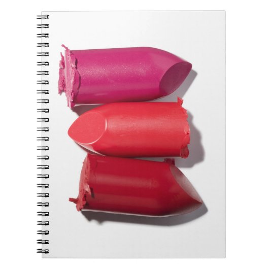 Carnet Pile de rouge à lèvres cassé (Devant)