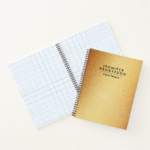 Carnet Pile d'or (Intérieur)