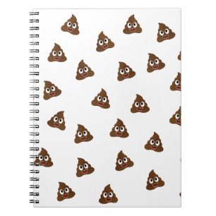 Carnet Pile of Poo emoji smiling poops