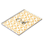 Carnet Piles de Citrouille initiales personnalisées (Côté gauche)