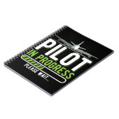 Carnet Pilote Chargement d'avion Pilotes amusants (Côté gauche)