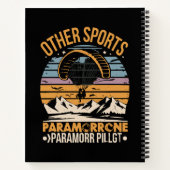 Carnet Pilote de paramoteur Paramotoring (Dos)