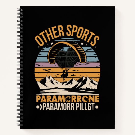 Carnet Pilote de paramoteur Paramotoring (Devant)