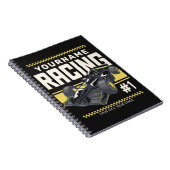 Carnet Pilote de voiture de course rapide de l'équipe de (Côté Droit)