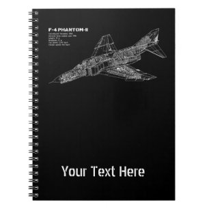 Carnet Pilote fantôme d'avion de chasse (avion
