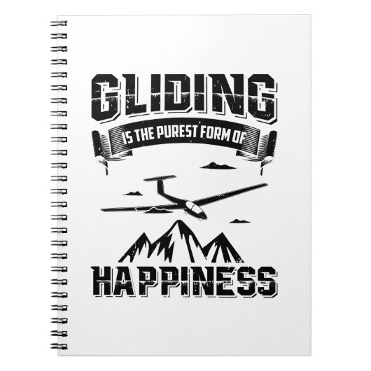 Carnet Pilotes en vol | Thermals Glide Idées Cadeaux (Devant)