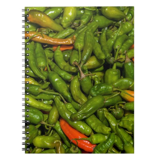 Carnet Piments à vendre au marché (Devant)