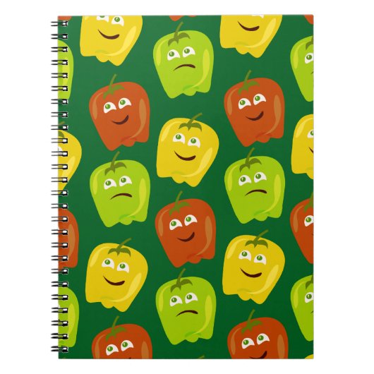 Carnet Piments Clochettes Poppin (Devant)