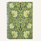 Carnet Pimpernel (vert) de William Morris, (Recto)