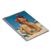 Carnet Pin-Up de la Plage Rétro (Côté Droit)