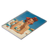 Carnet Pin-Up de la Plage Rétro (Côté gauche)