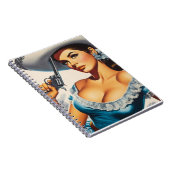 Carnet Pin-up rétro Far West (Côté Droit)