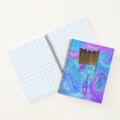 Carnet Pinceau de peinture Abstrait 3D (Intérieur)