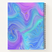 Carnet Pinceau de peinture Abstrait 3D (Dos)