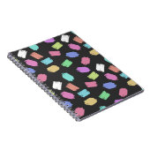 Carnet Pinceau de peinture contours, pinceaux colorés (Côté Droit)