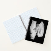 Carnet Pinceau noir et blanc (Intérieur)