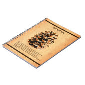 Carnet Pine Cone Et John Muir Citation (Côté gauche)