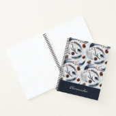 Carnet Pine Cones & Pine Needles Aquarelles Motif (Intérieur)