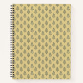 Carnet Pine Forest Trees - Ocher (Devant)