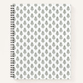 Carnet Pine Forest Trees - White (Devant)