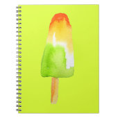Carnet Pine Lime sucette pop art nourriture mignonne (Devant)