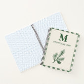 Carnet Pine Needle Lane - Gingham Rustique & Botanique (Intérieur)