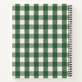 Carnet Pine Needle Lane - Gingham Rustique & Botanique (Dos)
